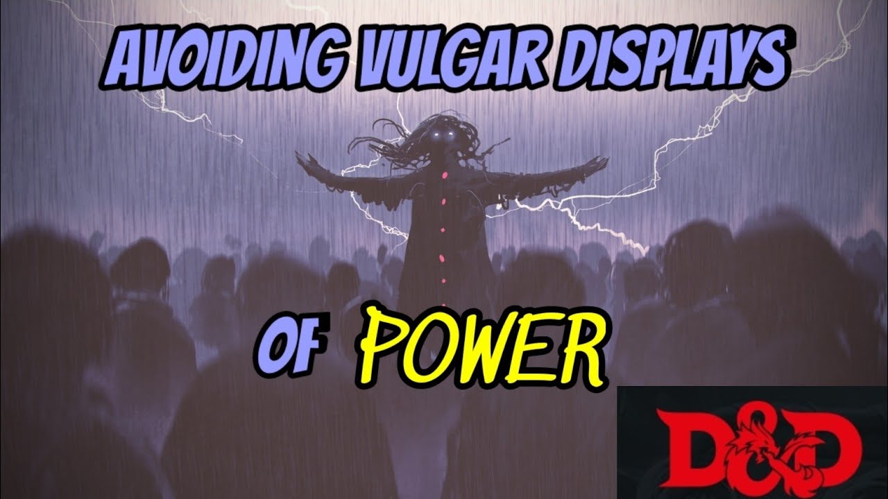 (D&D 5e) Spell Focus: On Being a Responsible Spellcaster