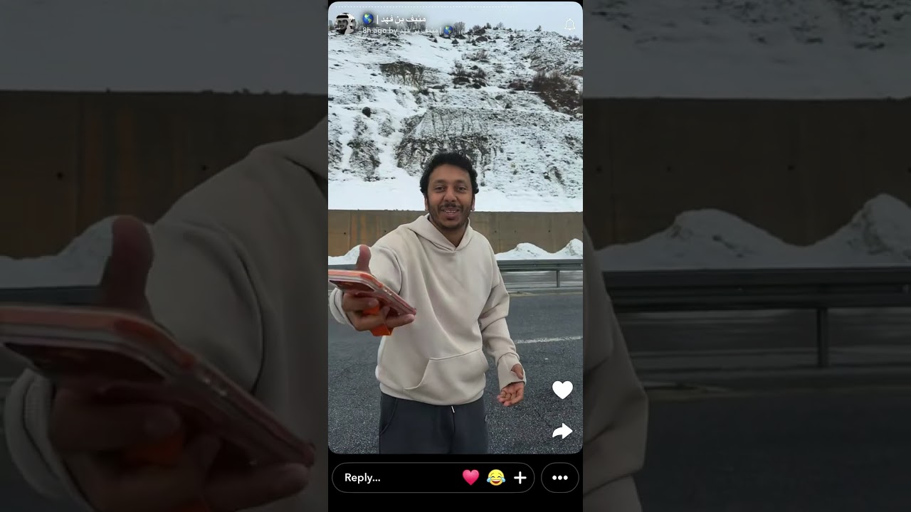 سنابات منيف بن فهد في ثلوج❄️ تركيا🇹🇷