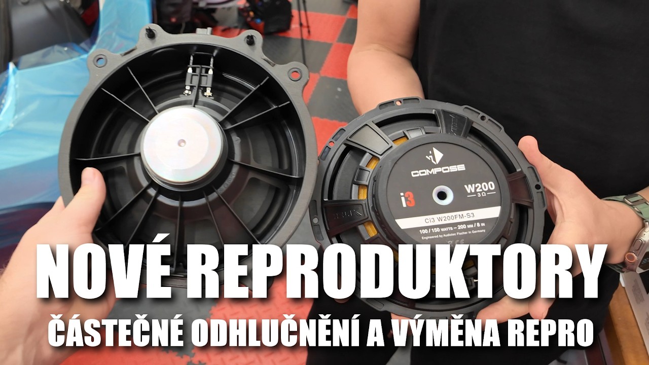 Profesionální audio v Tesle Model 3! Výměna repro + odhlučnění | Spolupráce 2din.cz
