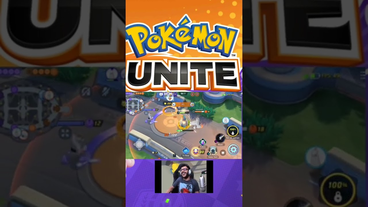 When SNORLAX uses Brain 😂 DURALUDON killed | Pokemon Unite | #shorts