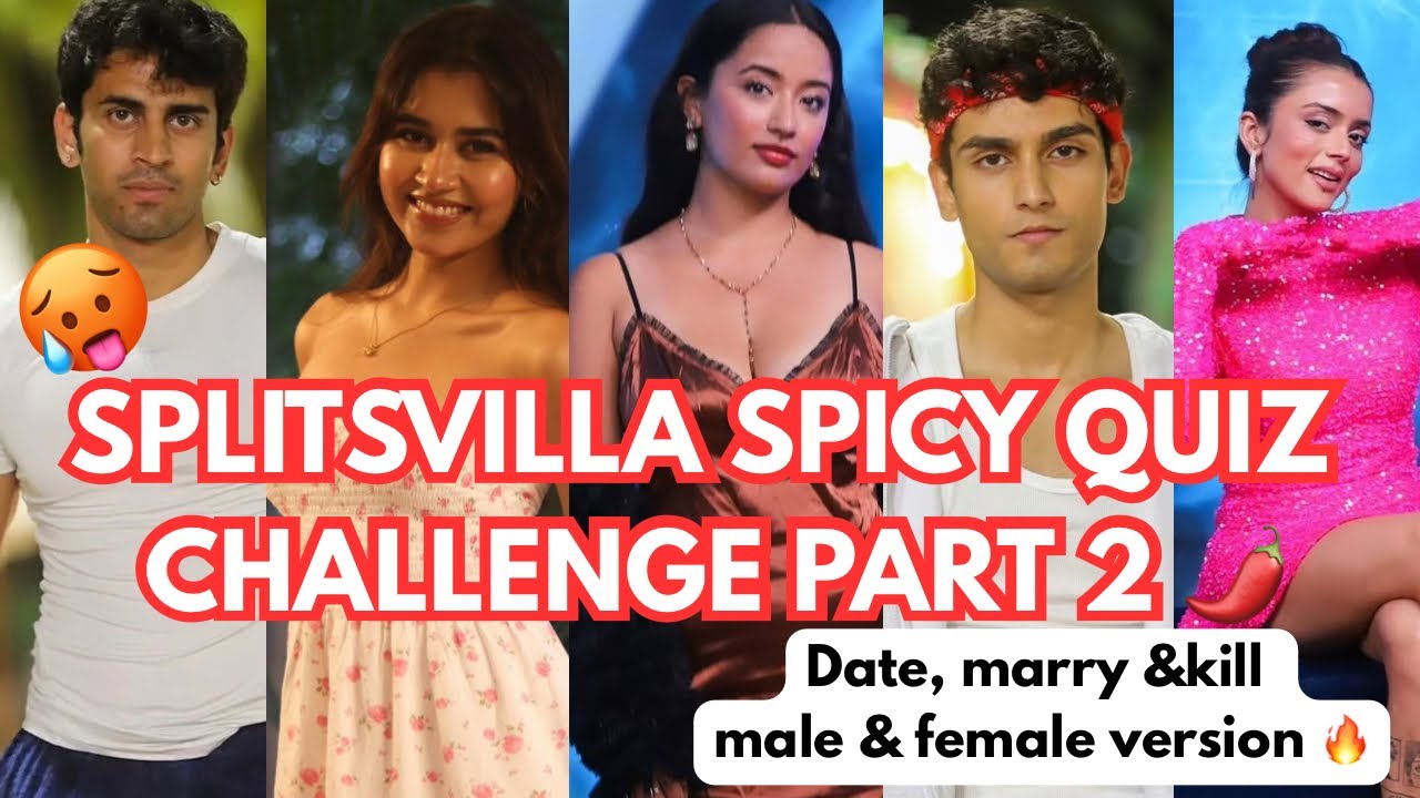 SPICY SPLITSVILLA QUIZ CHALLENGE PART 2 🥵 | Date, Dump or Expose? 😱Himanshu, Gullu Controversy meme 