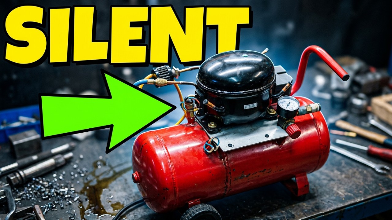 DIY silent air compressor