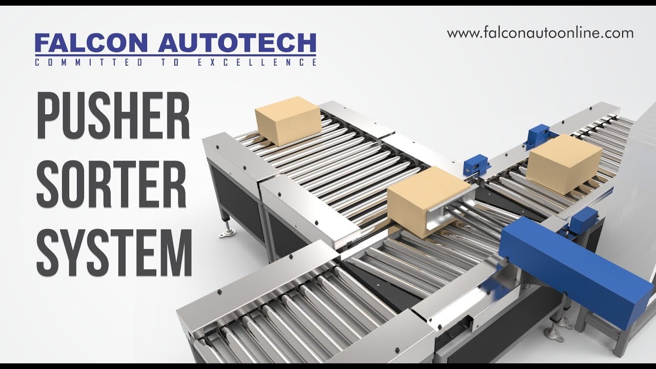Pusher Sorter System - Low Cost Pusher Sorters By Falcon Autotech