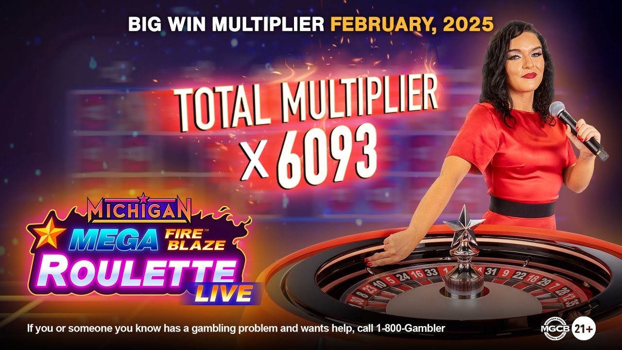🔥 Michigan Mega Fire Blaze&trade; Roulette Live &ndash; Big Win x6,093 🎉