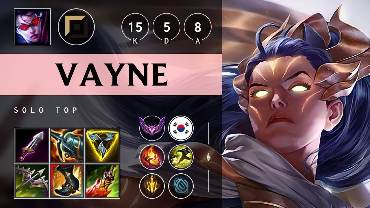 Vayne Top vs Gangplank - KR Master Patch 25.14