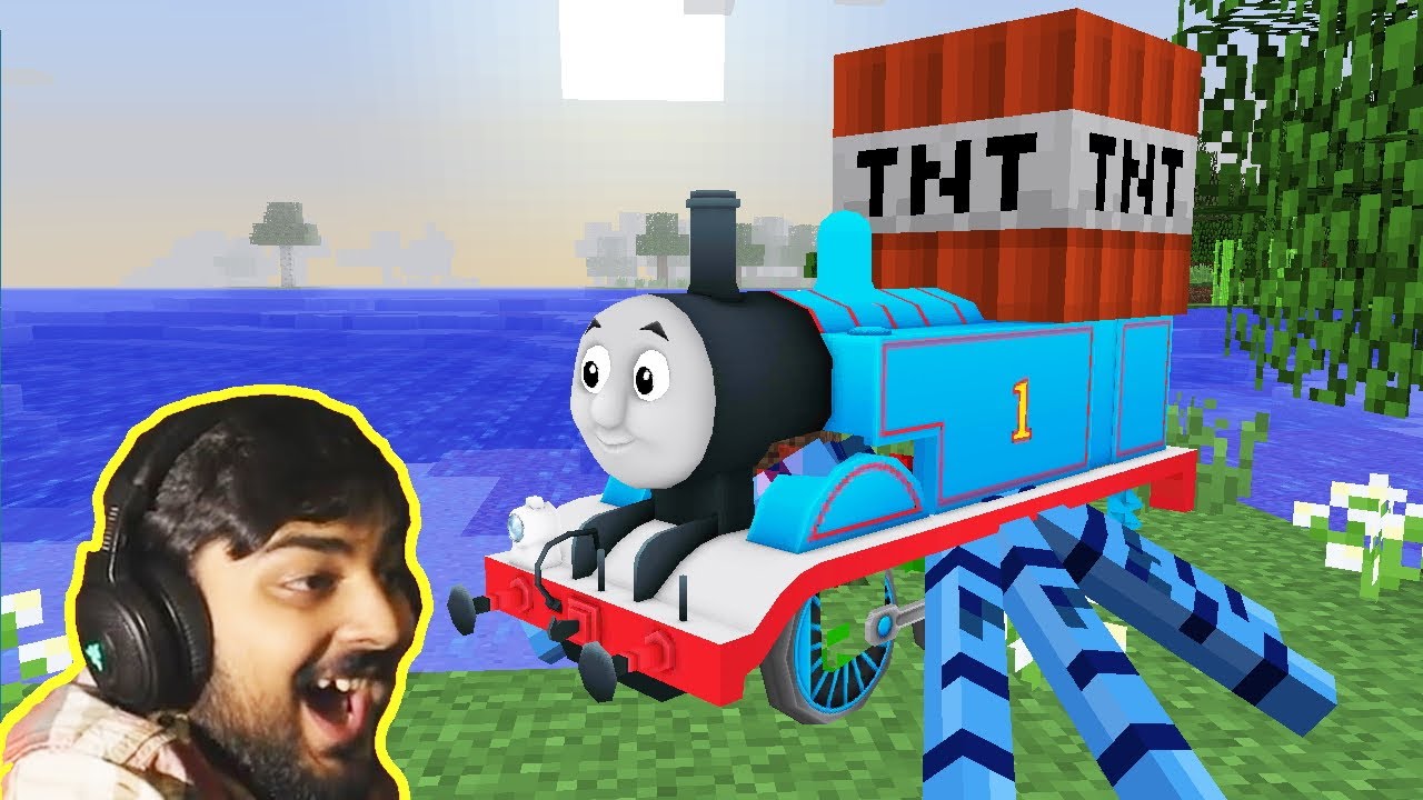 THOMAS SPIDER in Minecraft - Mutahar Laugh