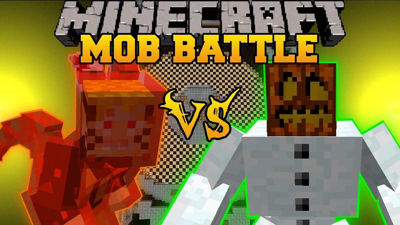 MUTANT SNOW GOLEM VS KYUUBI - Minecraft Mob Battles - OreSpawn and Mutant Creatures Mods