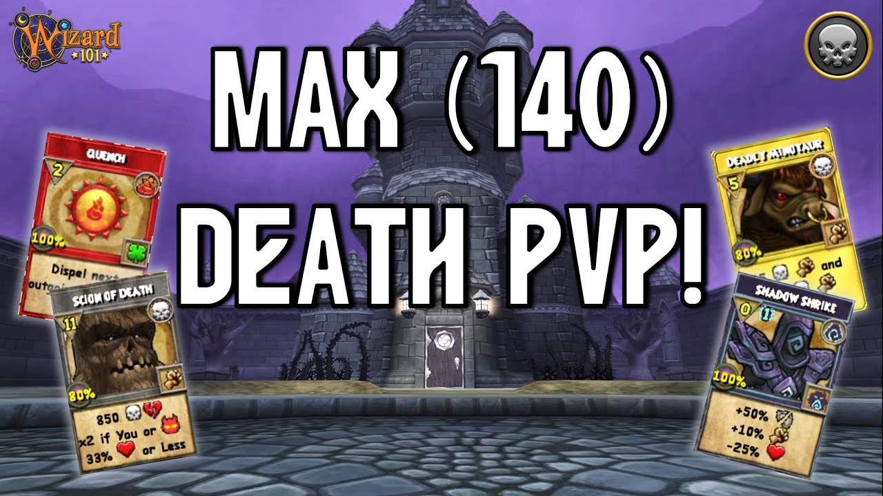 Wizard101: MAX DEATH PvP (140): The Dispel Scion CLUTCH?