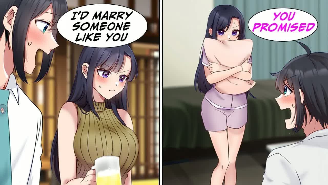 [Manga Dub] I asked my boss out as a joke, but she took me very seriously...[RomCom]