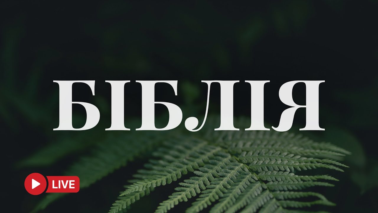 Біблія у сучасному українському перекладі – живе Слово Боже 🔴 BibleVision Наживо 24/7