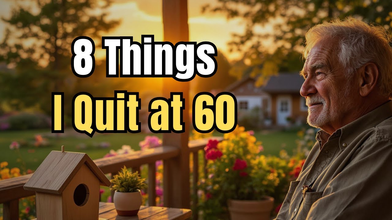 The 8 Things I Stopped Chasing After 60 to Enjoy Life More