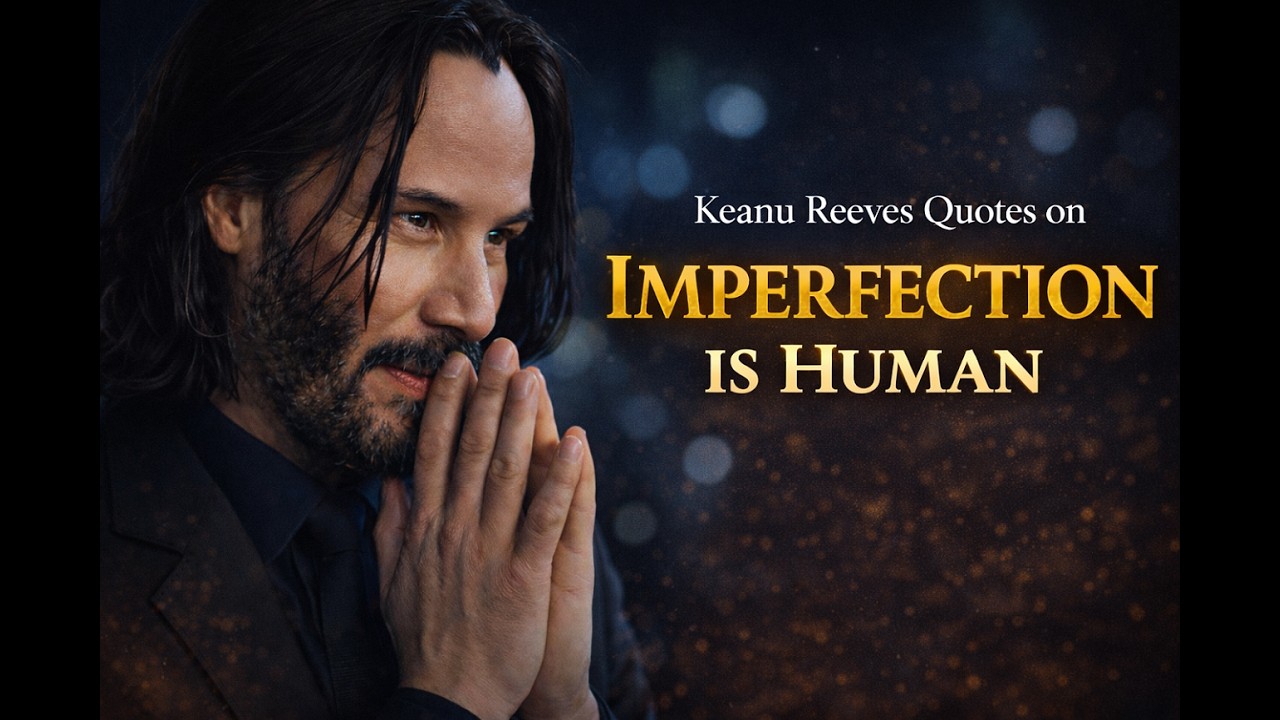 Keanu Reeves Quotes on Imperfection (4K) | Wisdom Around Us #Motivation #Inspiration
