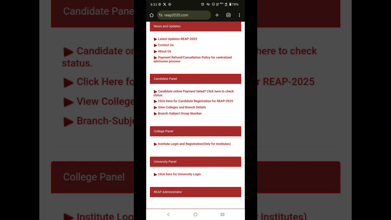 REAP Counselling 2025, Rajasthan Engineering admission process 2025 form started to fill it now