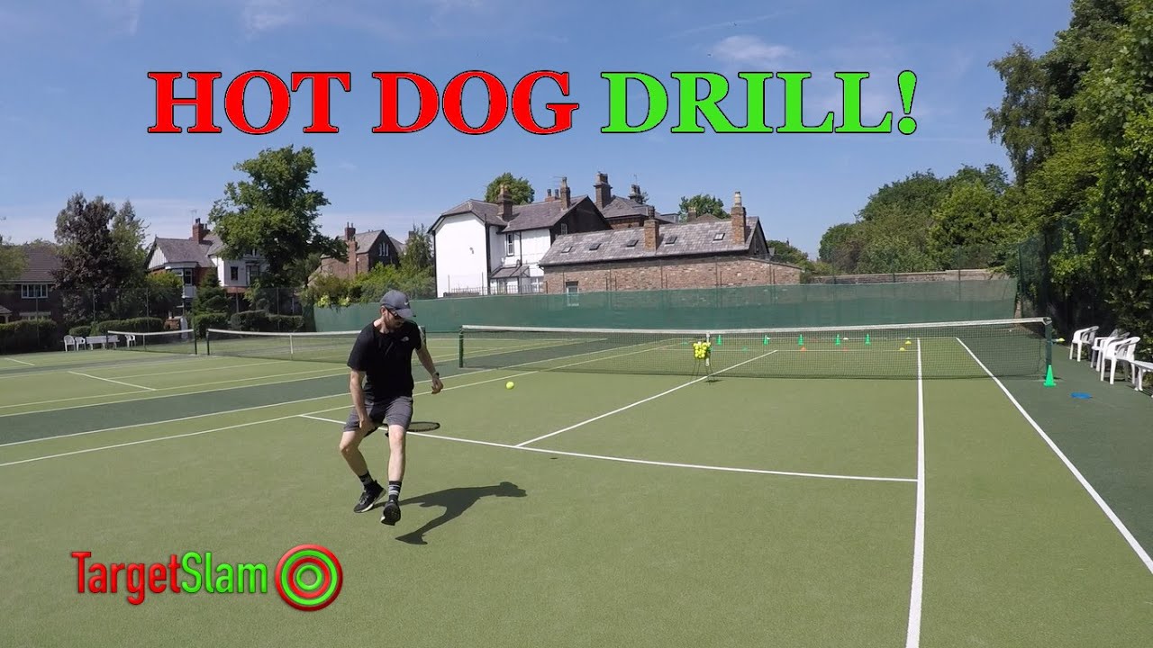 HOT DOG DRILL - Tennis Trick Shot Tutorial