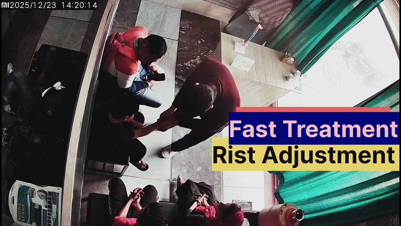 Wrist Adjustment😱.instant relief🫣 