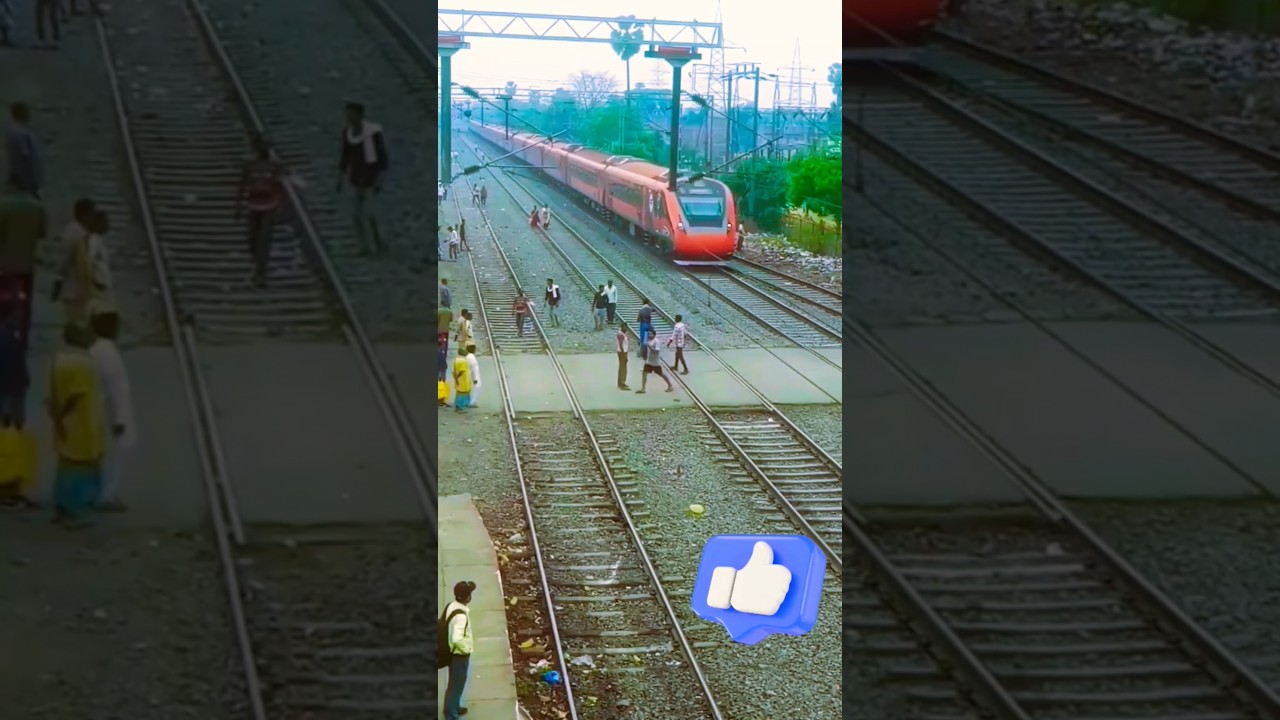 vande Bharat train video 🚅🚇 #travel #shorts #railway #train #indianrailways #shortvideos