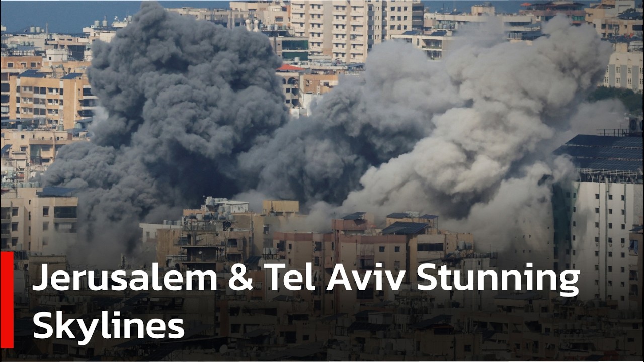 🔴LIVE: Jerusalem & Tel Aviv Stunning Skylines | AC1S