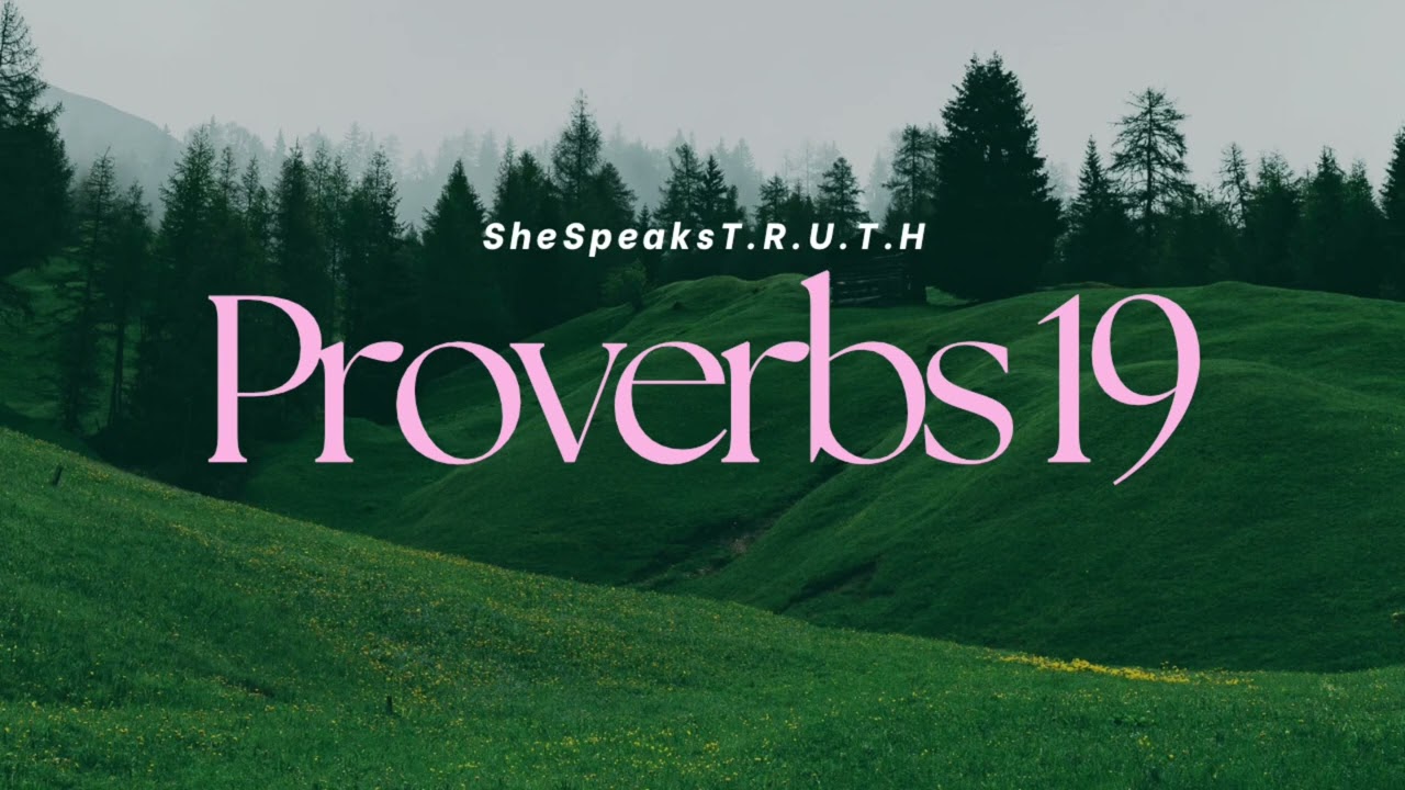 Proverbs 19 NLT