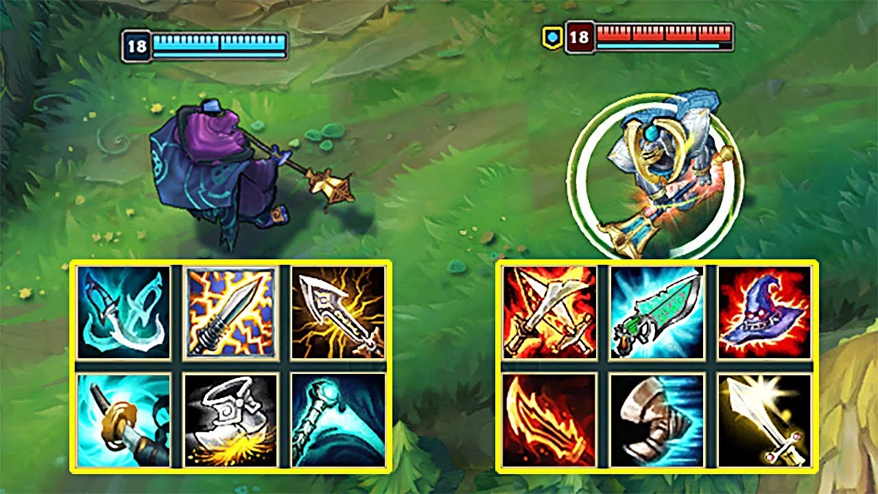 CRIT JAX vs AP JAX FULL BUILD FIGHTS