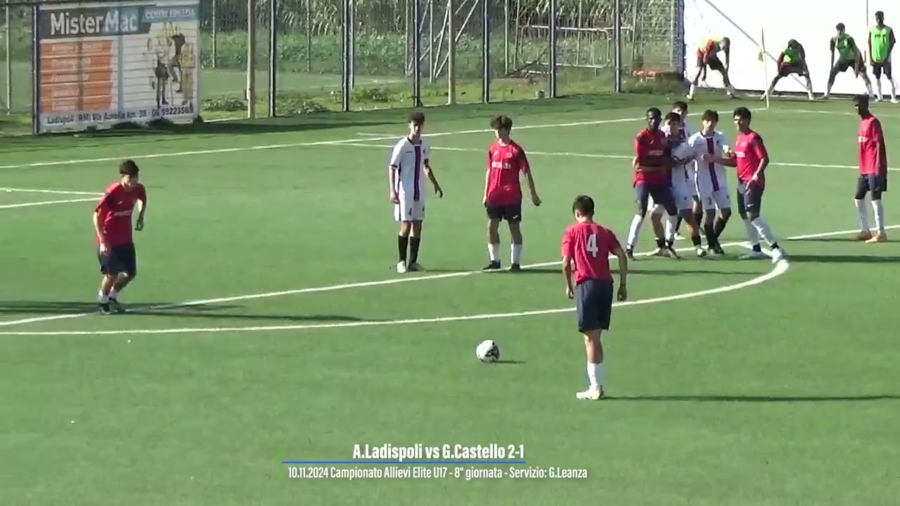 A.Ladispoli vs G.Castello 2-1 - Campionato Allievi Elite U17 - 8a giornata 10.11.2024 - Highlights