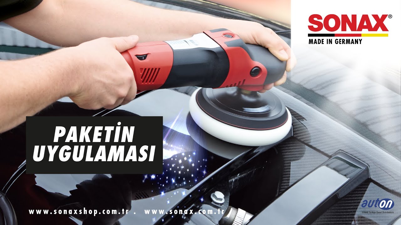 SONAX ÜRÜN SETLERİ 3. BÖLÜM BOYA ÇİZİK GİDERME PARLATMA VE KORUMA