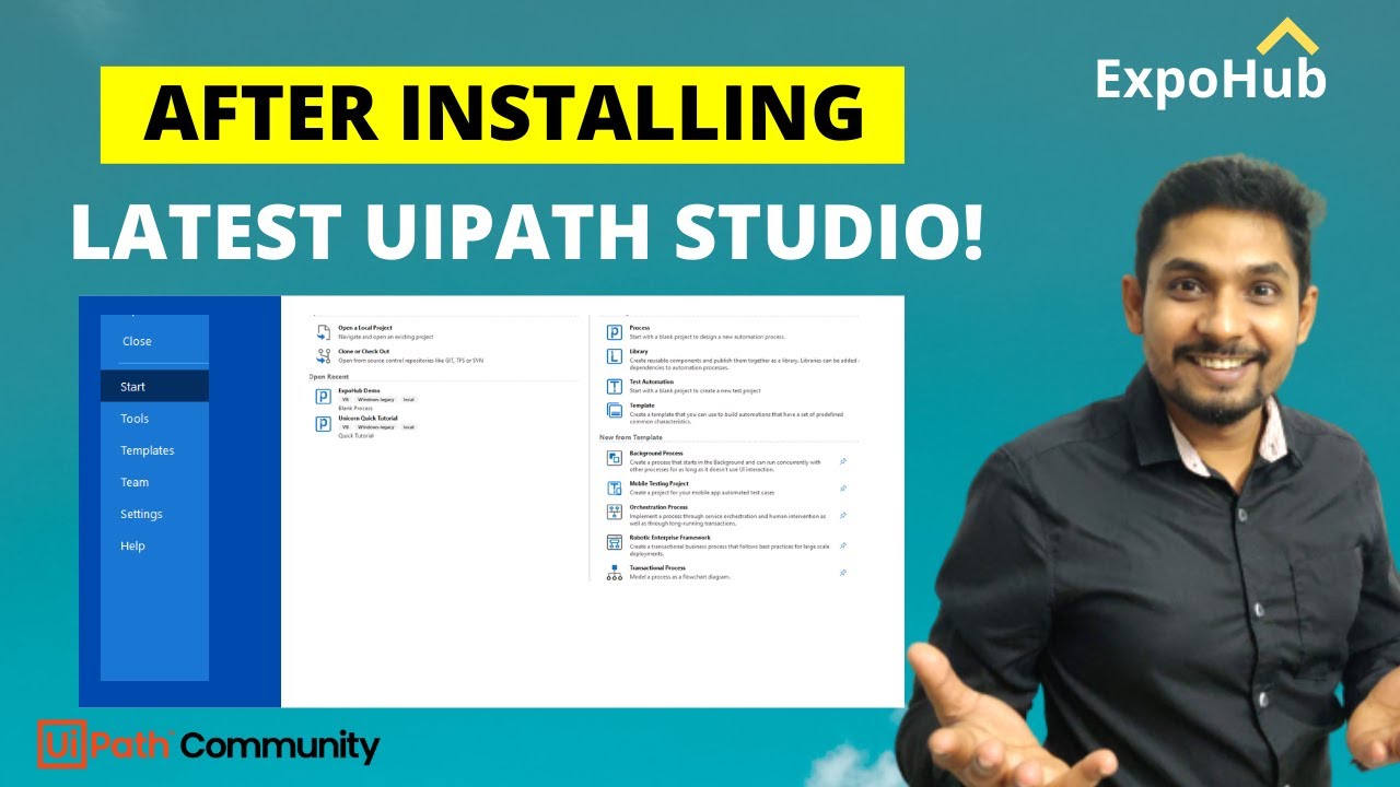 After You Have Installed UiPath Studio Latest Version