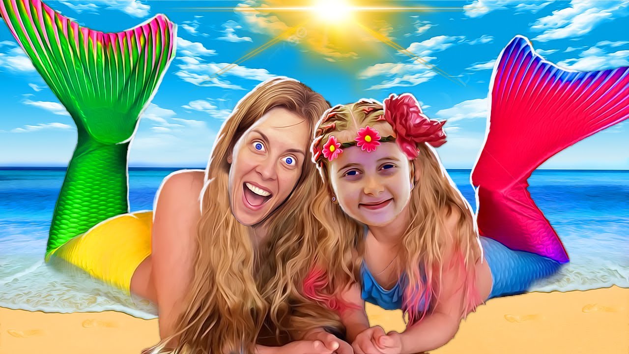 🧜🏻‍♀️ FETELE s-au TRANSFORMAT în SIRENE 🧜🏻 din cauza INSOLAȚIEI 🔆 Episodul 2
