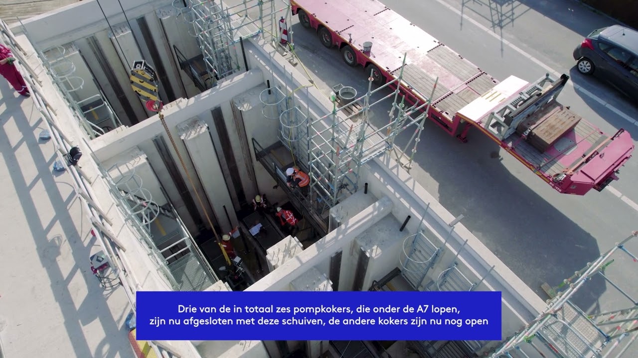 Werkzaamheden in beeld: de bouw van de nieuwe pompgemalen bij Den Oever!