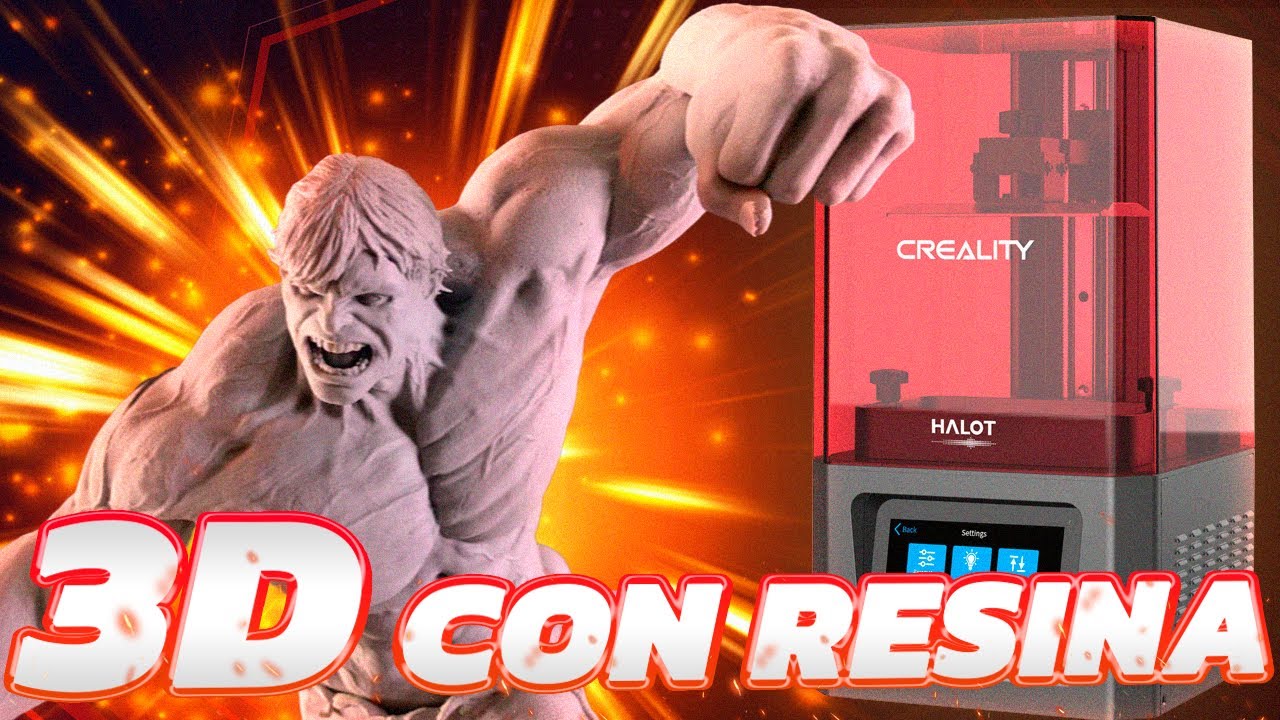 ¿Qué es la IMPRESIÓN 3d con RESINA? ¡😲! | REVIEW de la CREALITY HALOT  ONE
