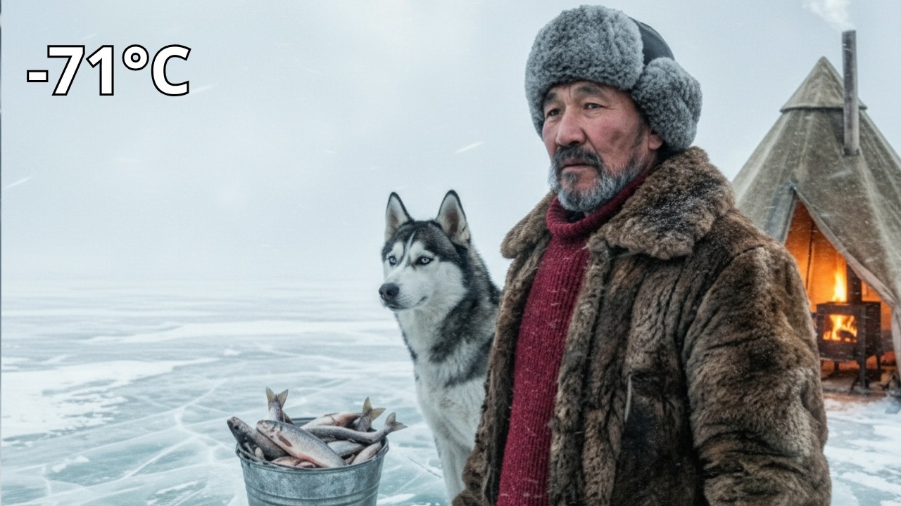 -71°C Arctic Blizzard: 1 Night to Build an Ice Shelter