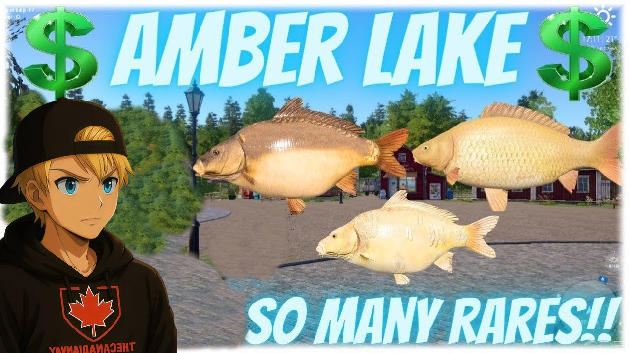 Russian Fishing 4 Amber Lake Extremely Active Spot (Broken Spot)