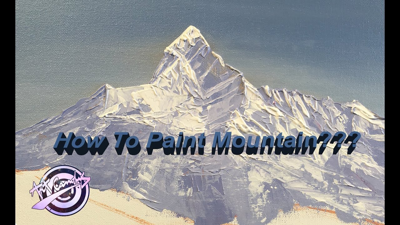 How To Paint Mountain | Knife Painting | Art Candy