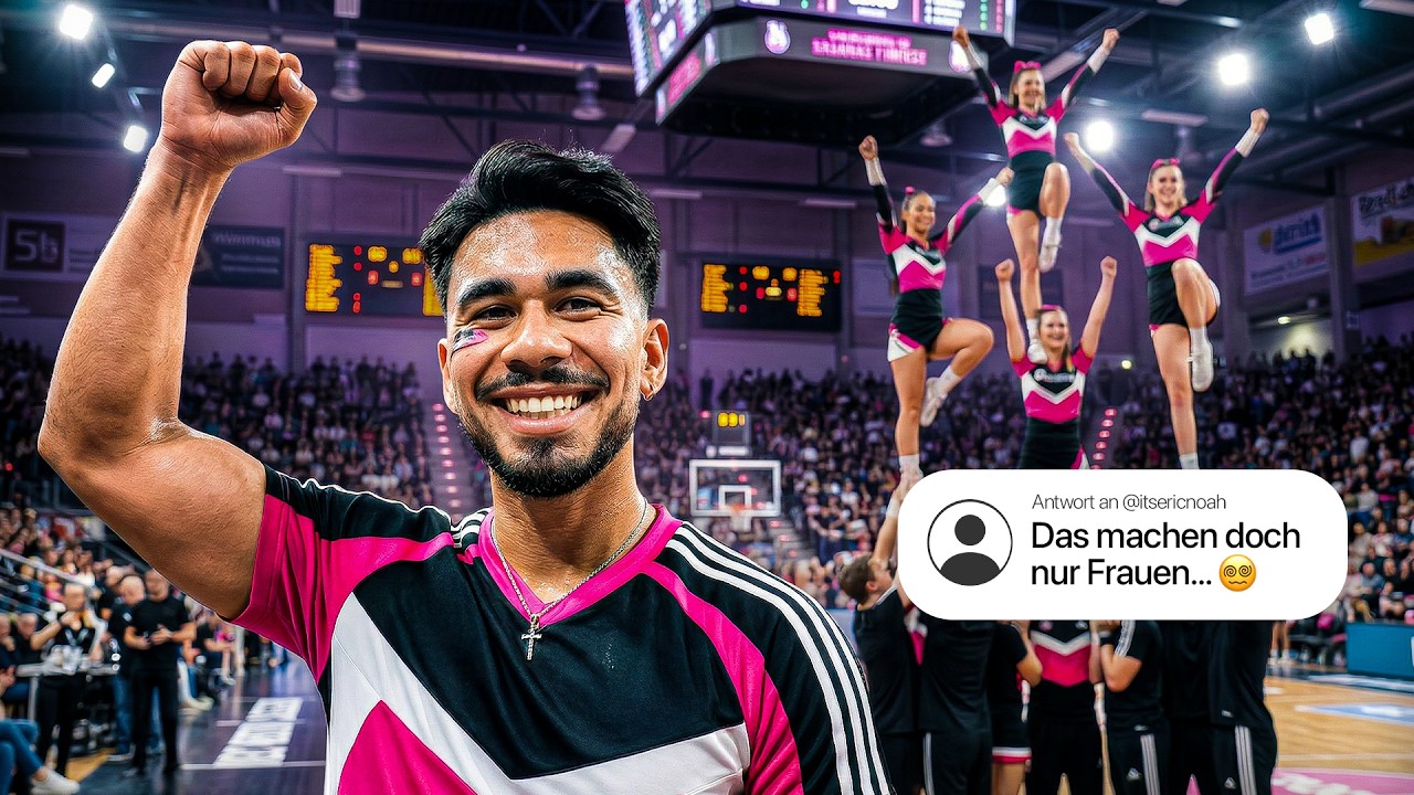 CHEERLEADING als MANN⁉️🫣 (Selbstversuch)