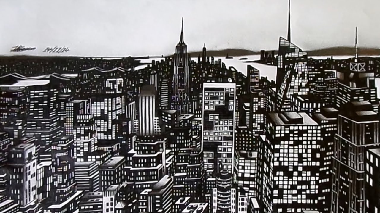 New York City Drawing | Time Lapse