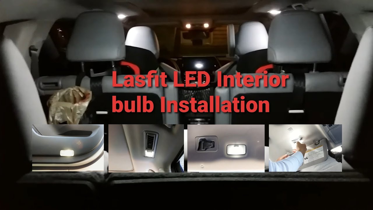 Светодиодная подсветка салона LasFit LED 194/DE3021 для Toyota Highlander 2020-2024 годов (двери,...