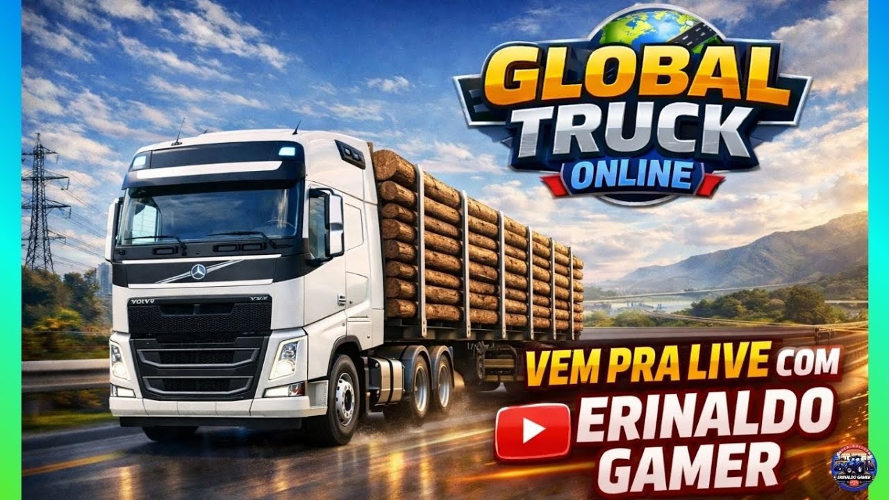 🔴Live on Comboio com os Inscritos no Global Truck Online! Bora Acelerar! 🚛💨 🚚💥🚛🔥Deixe o like👍TMJ