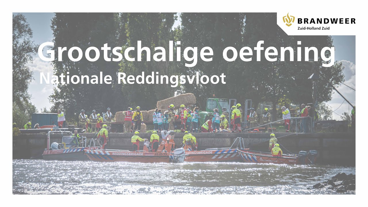 Grootschalige oefening Nationale Reddingsvloot 2022