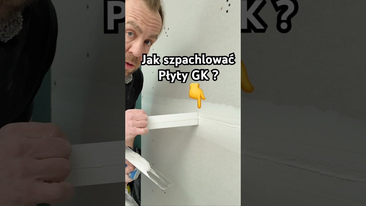 Jak szpachlować płyty GK ? #remont4you
