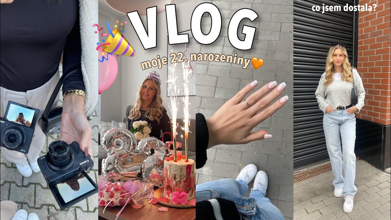 MOJE 22. NAROZENINY VLOG | běžné dny...