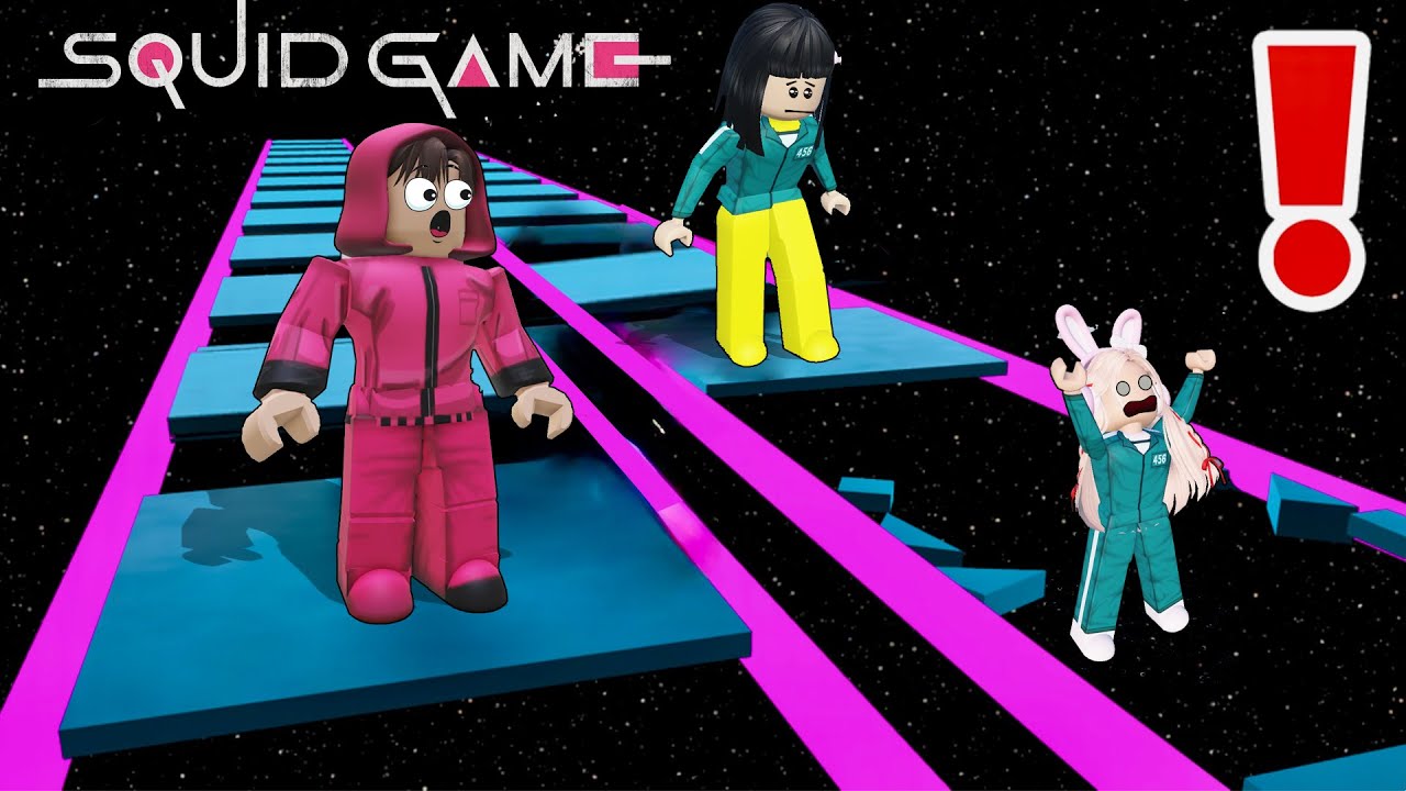 Yuta, Mio Dan Baby Celine Main Game Jembatan Kaca Yang Ada Di Squidgame || ROBLOX