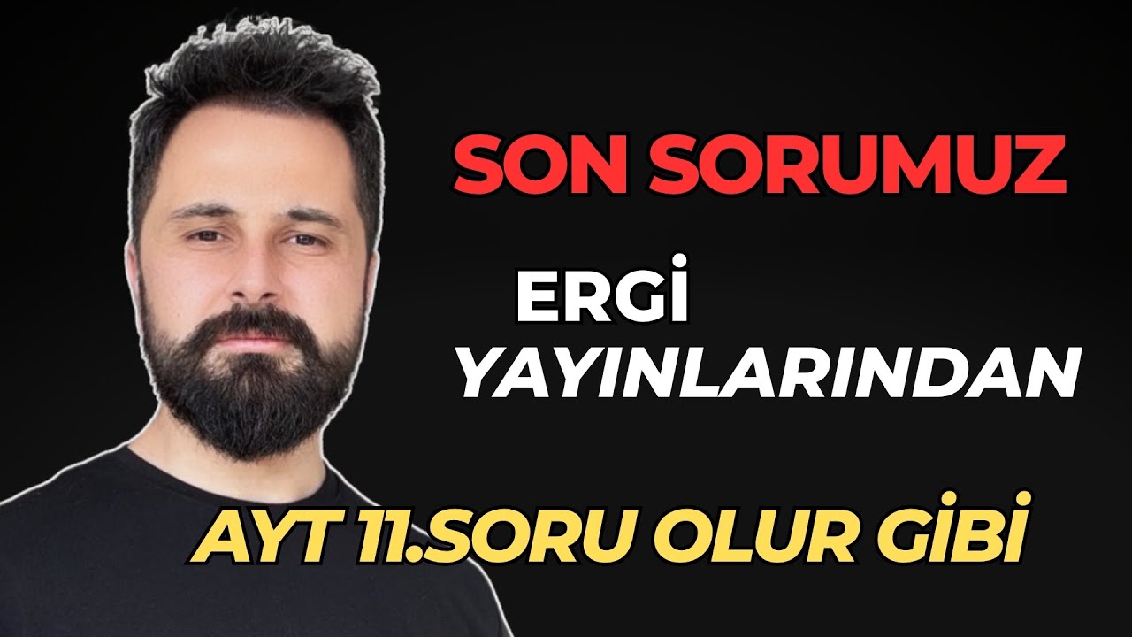 SON SORUMUZ ERGİ YAYINLARINDAN.. ARTIK TAMAMIZ..