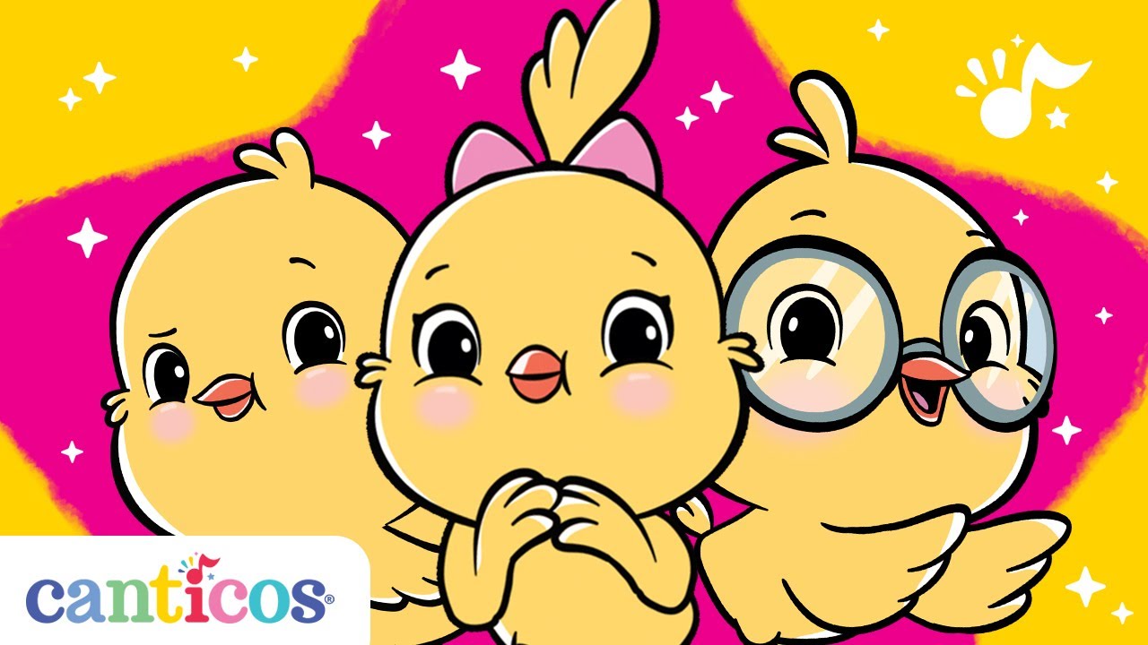 Canticos | Los Pollitos: Kiki, Nicky y Ricky | Colección de canciones infantiles | Aprende inglés