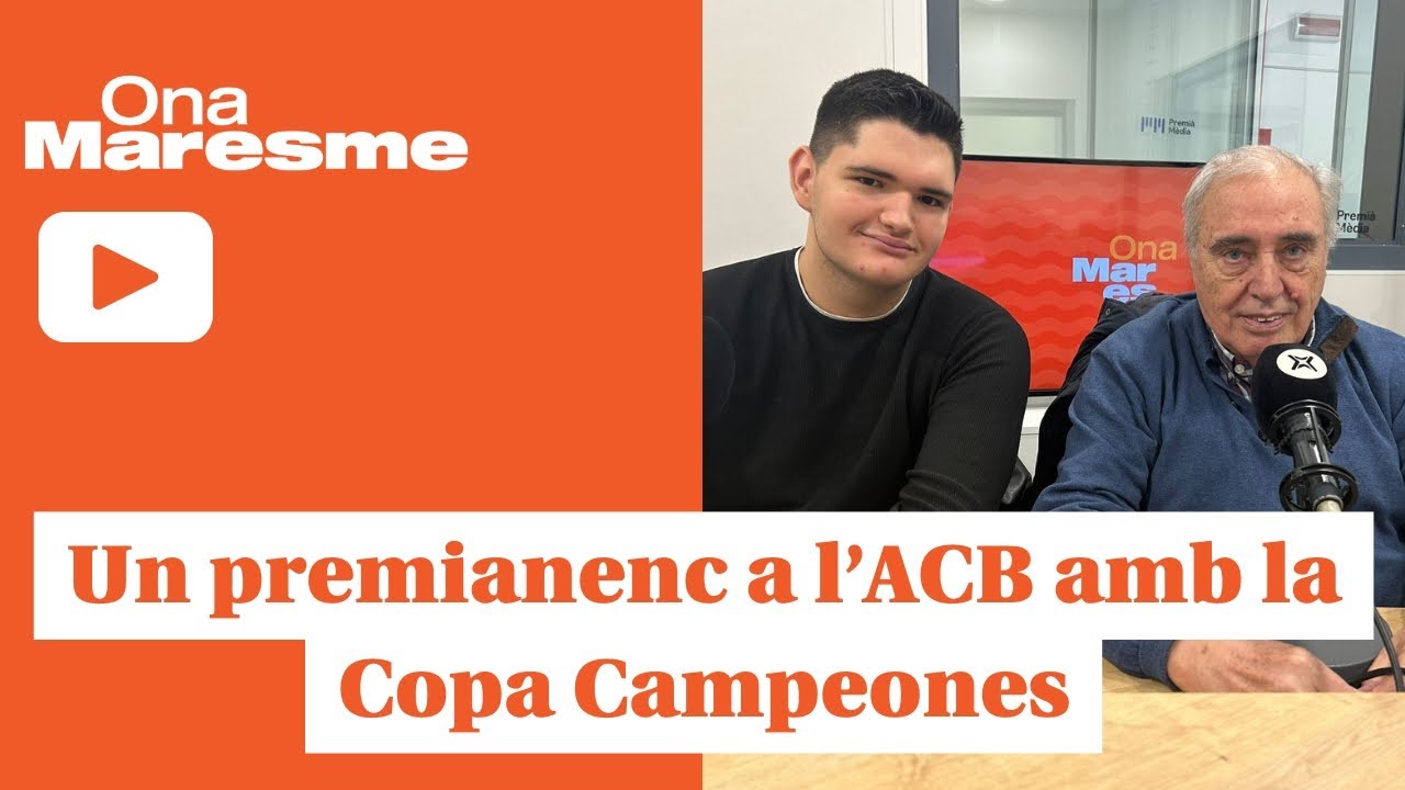 Izan González a l'ACB amb la Copa de Campeones