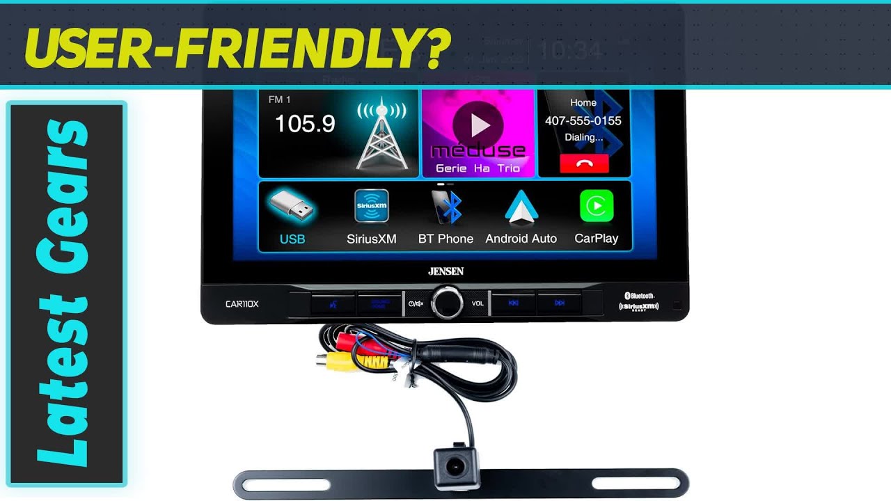 JENSEN CAR110X 10-inch Touch Screen Single DIN Car Stereo Media Receiver Review