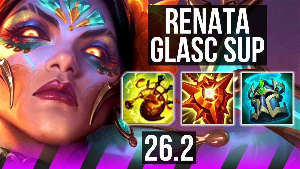 RENATA GLASC & Smolder vs VEL'KOZ & Ezreal (SUP) | EUNE Master | 26.2