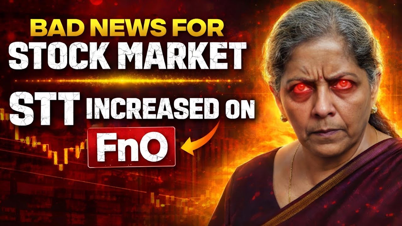 STT Hike | Budget 2026 updates | STT tax on Futures and options | stock market FnO | Nirmala sita