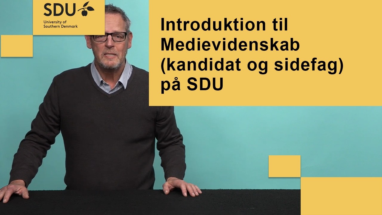 Introduktion til Medievidenskab (kandidat og sidefag) på SDU