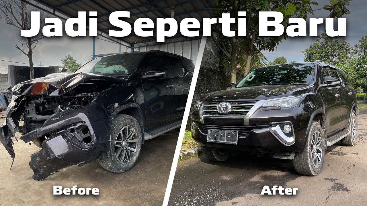 HASIL BETULIN MOBIL BEKAS TABRAK