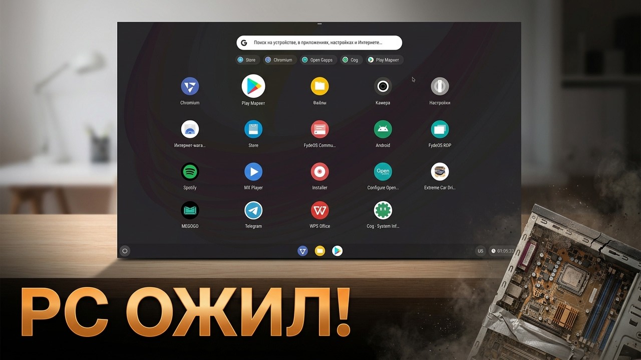 ОЖИВИ СТАРЫЙ НОУТ ИЛИ ПК С FydeOS | ChromeOS С РАБОЧИМ Google Play | ОЖИВЛЯЕМ СТАРЫЙ PC C ХРОМ ОС