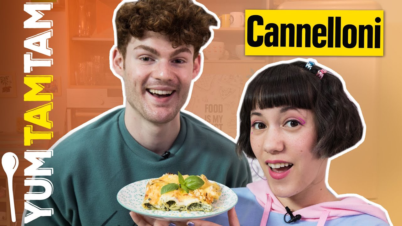 Cannelloni mit Spinat und Frischkäse I Italienisches Pasta-Rezept